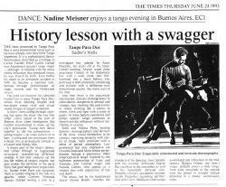 The Times - Londres con TangoX2