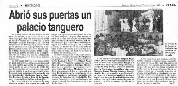 Nuetro primer trabajo profesional en Palacio l'epoque